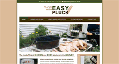 Desktop Screenshot of pluckwitheasypluck.com